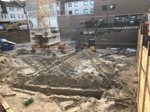 Baustelle in Troisdorf - Umsetzung eines Geothermie-Projekts